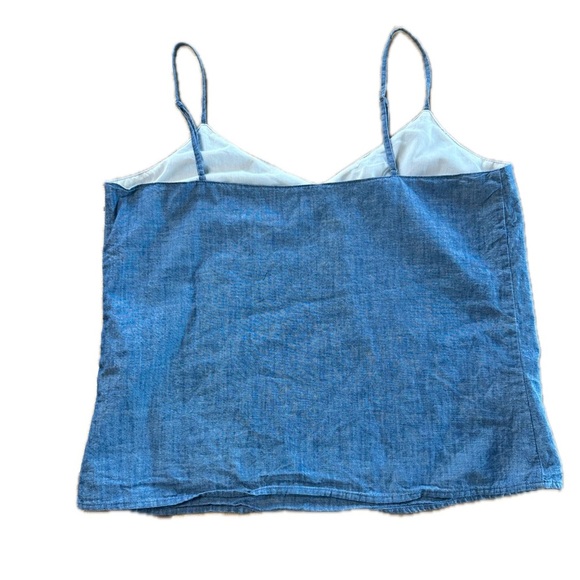 J.Crew Factory Chambray blue camisole Size 12 - Picture 3 of 7